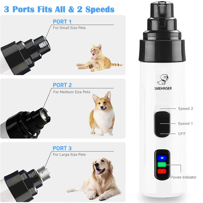 Rechargeable Electric Pet Nail Grinder