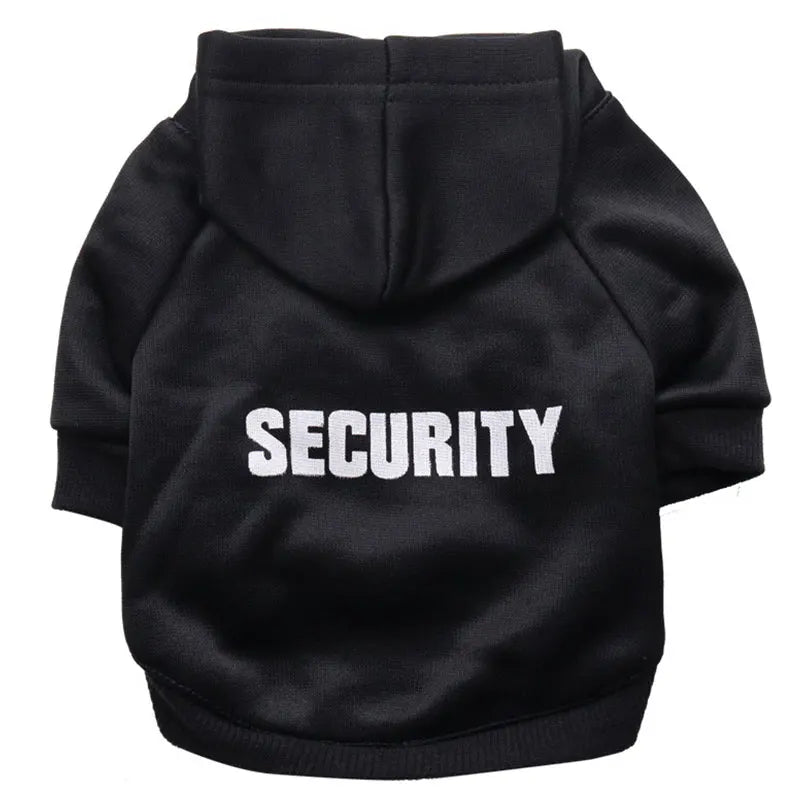 Warm Security Cat Hoodie Jacket