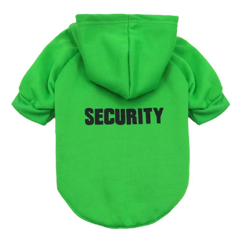 Warm Security Cat Hoodie Jacket