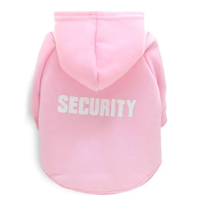 Warm Security Cat Hoodie Jacket