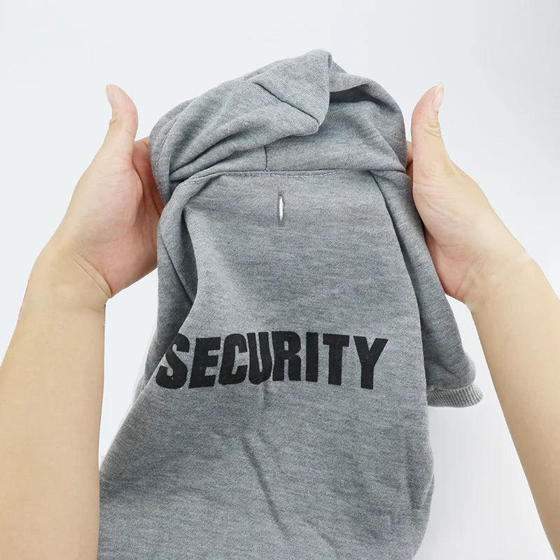 Warm Security Cat Hoodie Jacket