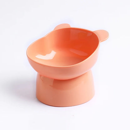 Tilted Pet Bowl for Neck Protection