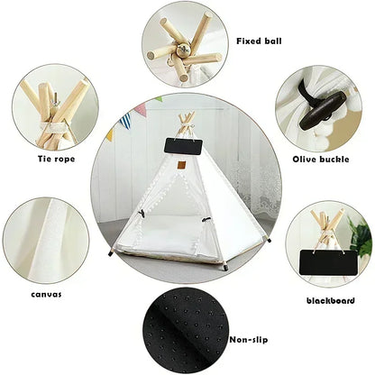 Portable Pet Teepee Tent