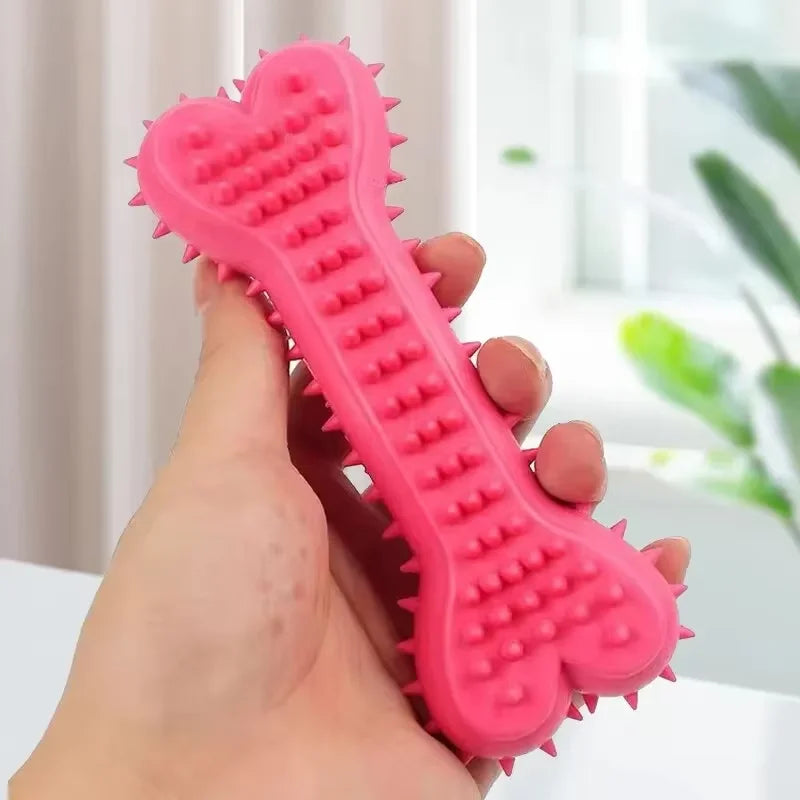 Soft Rubber Bone-Shaped Chew Toy