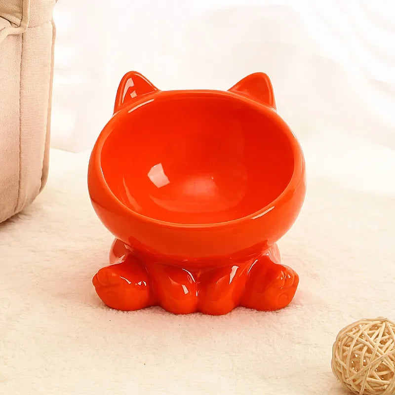 Ceramic Elevated Cat &amp; Dog Bowl