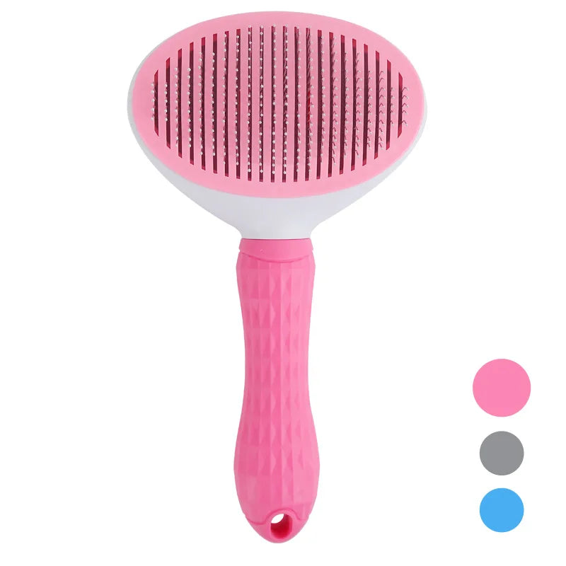 Self-Cleaning Slicker Brush