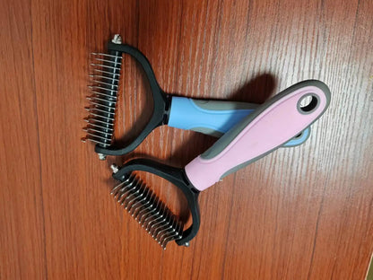 Double-Sided Deshedding Brush