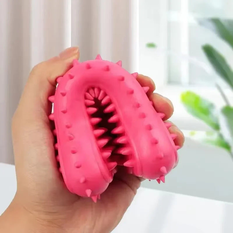 Soft Rubber Bone-Shaped Chew Toy