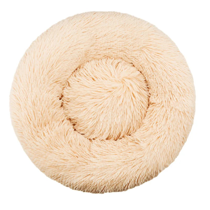 Round Plush Dog Sofa Bed