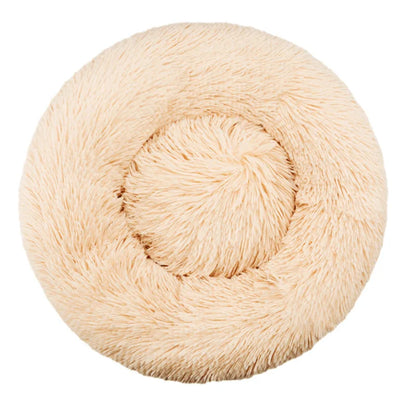 Round Plush Dog Sofa Bed