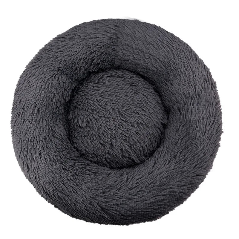 Round Plush Dog Sofa Bed