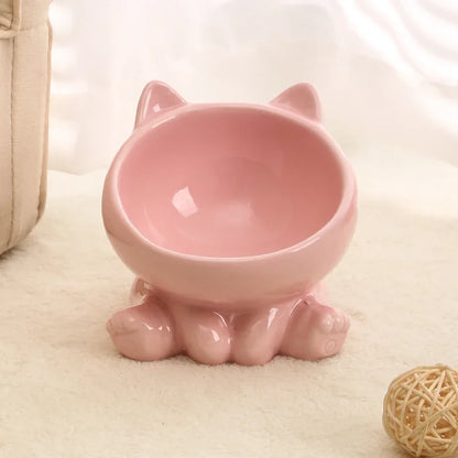 Ceramic Elevated Cat &amp; Dog Bowl