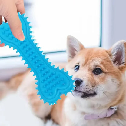 Soft Rubber Bone-Shaped Chew Toy