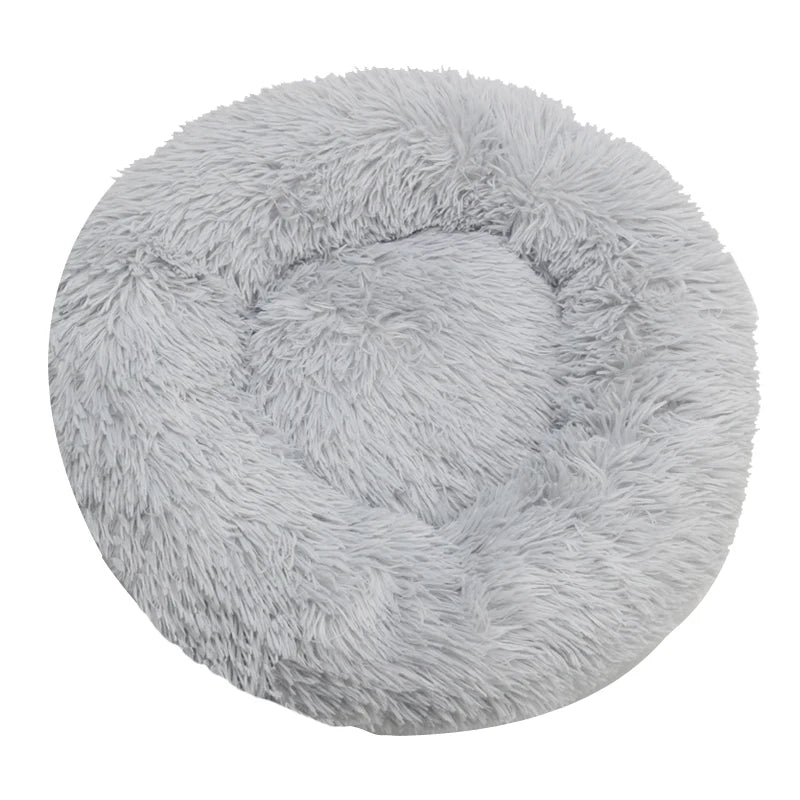 Round Plush Dog Sofa Bed