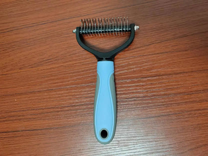 Double-Sided Deshedding Brush