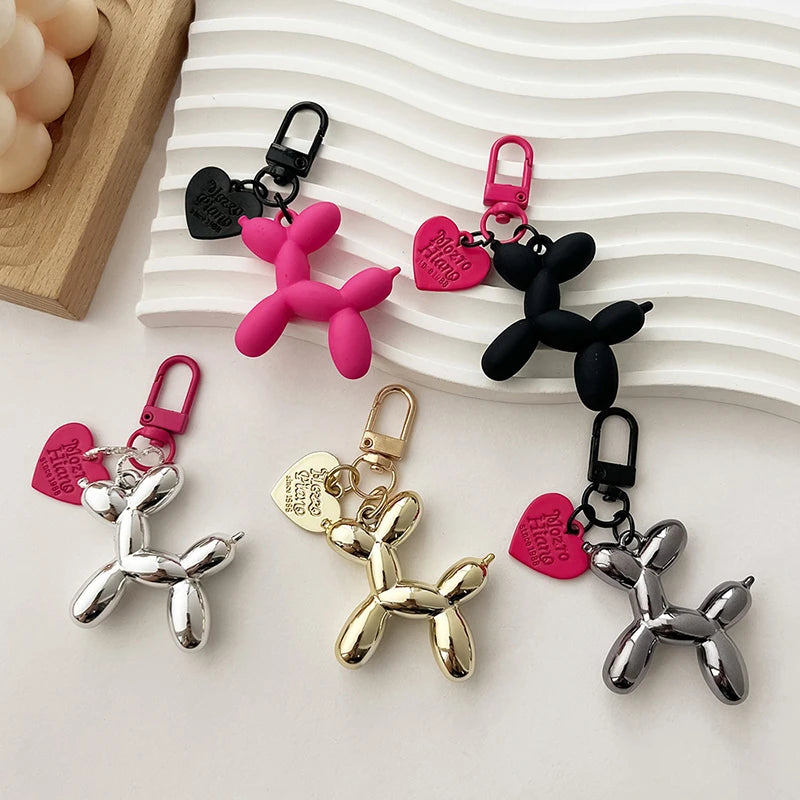 Y2K Balloon Dog Keychain Pendant