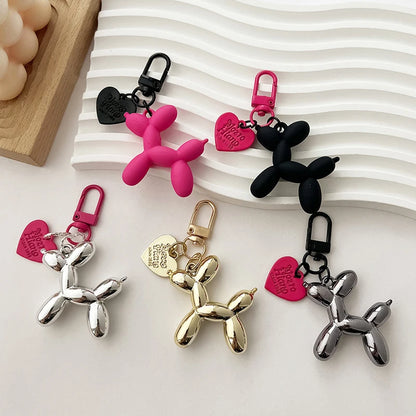 Y2K Balloon Dog Keychain Pendant