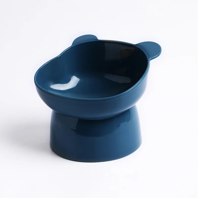 Tilted Pet Bowl for Neck Protection