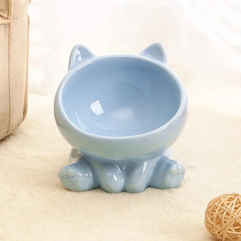 Ceramic Elevated Cat &amp; Dog Bowl