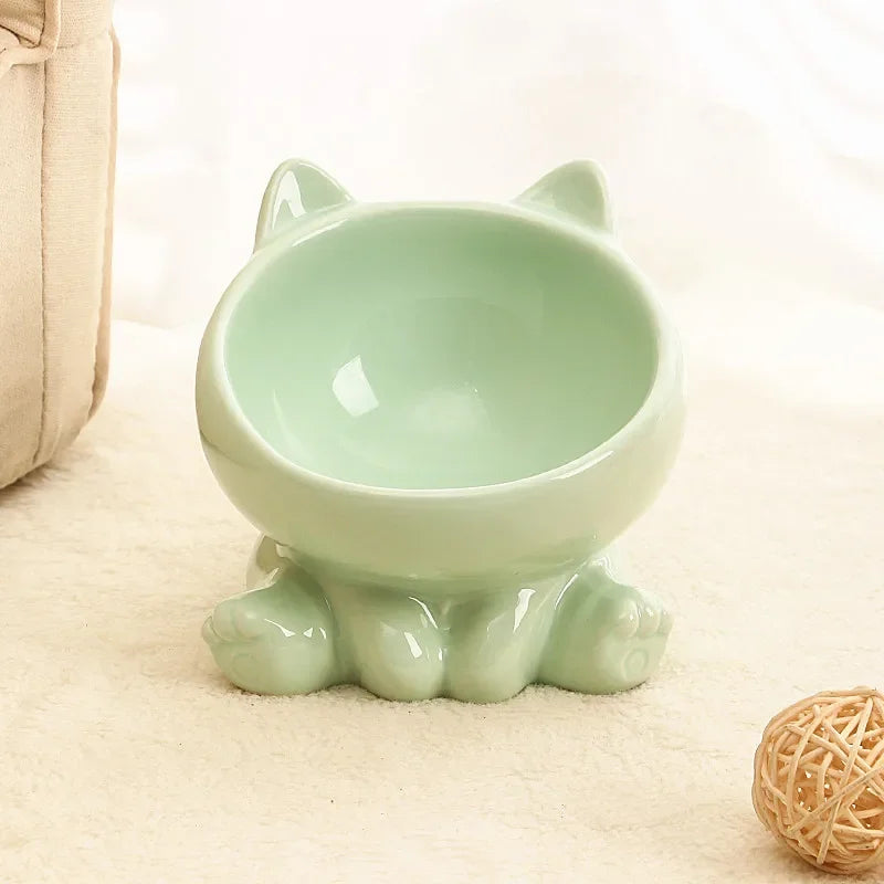 Ceramic Elevated Cat &amp; Dog Bowl