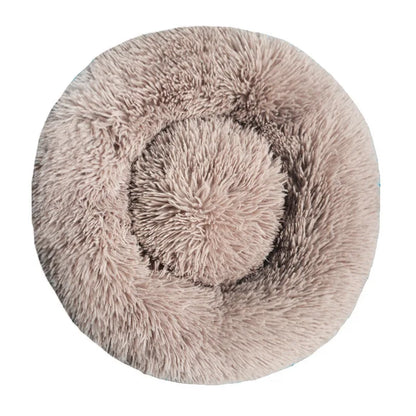 Round Plush Dog Sofa Bed