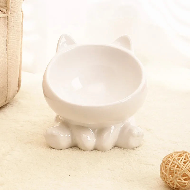 Ceramic Elevated Cat &amp; Dog Bowl