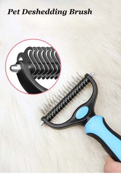 Double-Sided Deshedding Brush