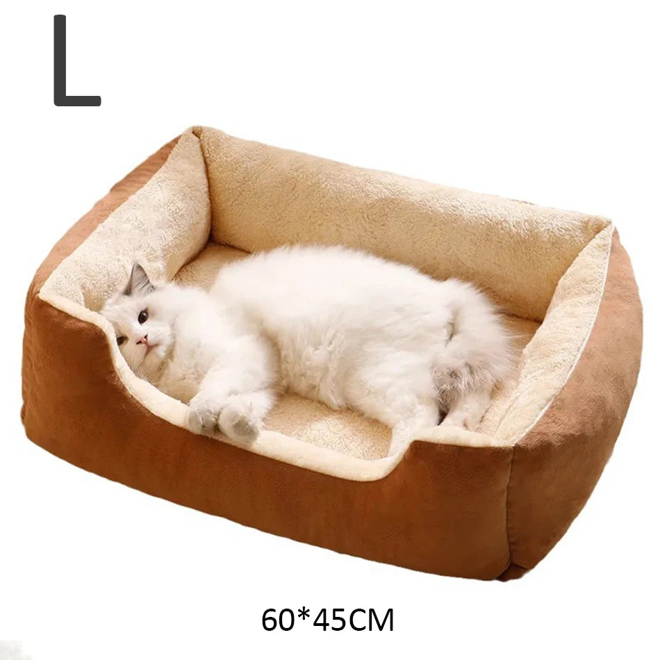 Cozy Soft Cushion Dog Basket House