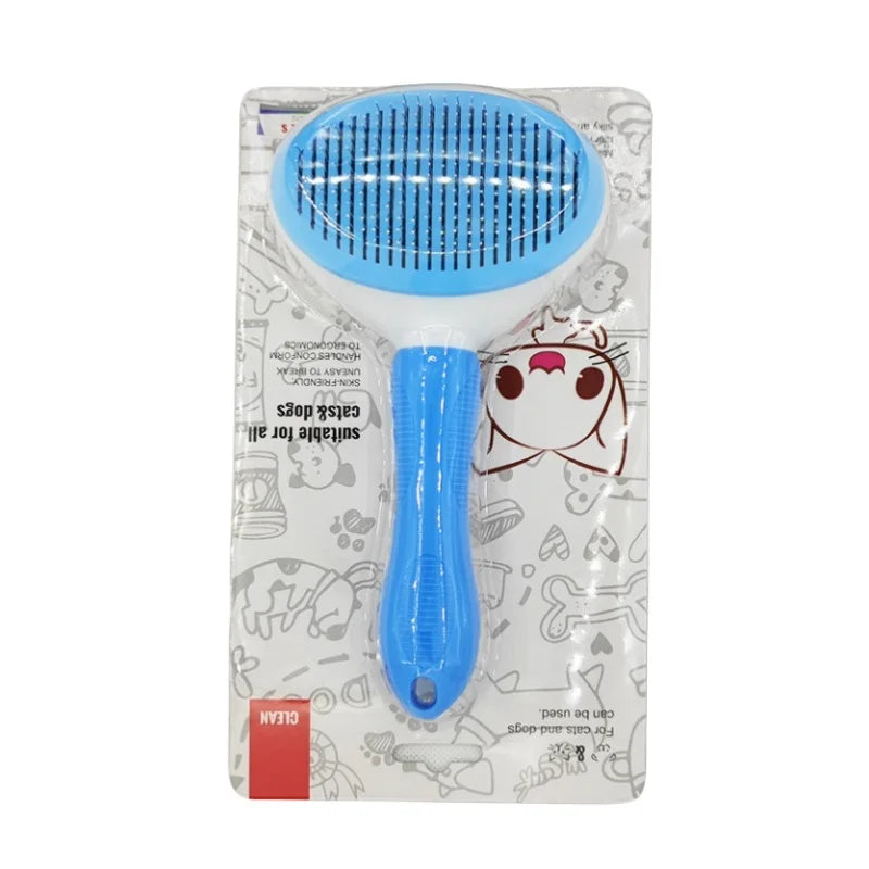 Self-Cleaning Slicker Brush