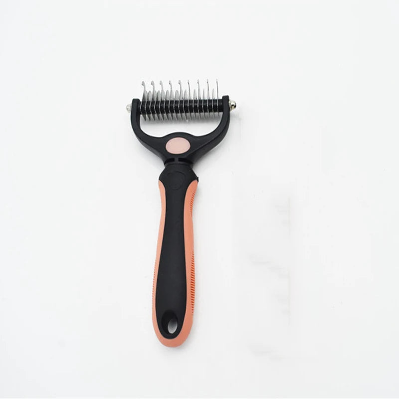 Double-Sided Deshedding Brush