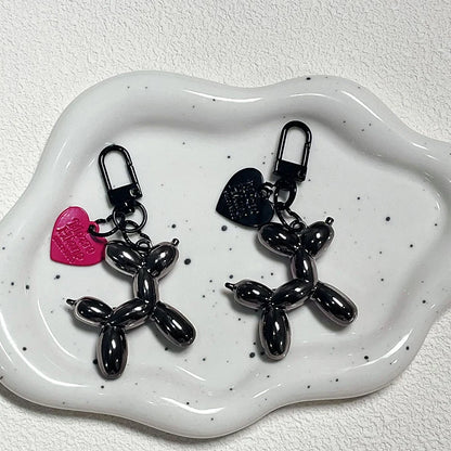 Y2K Balloon Dog Keychain Pendant