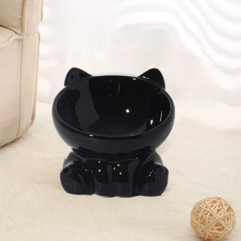 Ceramic Elevated Cat &amp; Dog Bowl