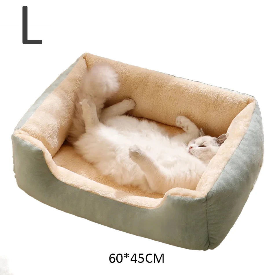 Cozy Soft Cushion Dog Basket House