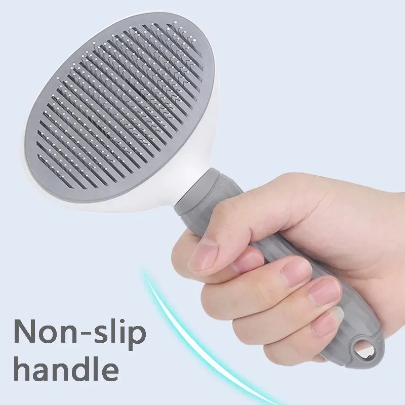 Self-Cleaning Slicker Brush