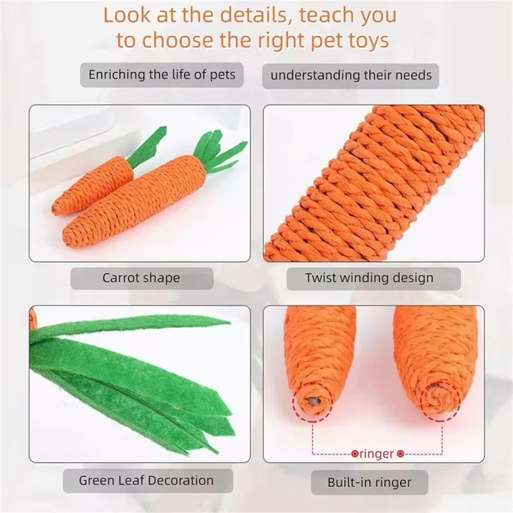 Simulation Carrot Cat Toy