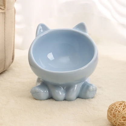 Ceramic Elevated Cat &amp; Dog Bowl