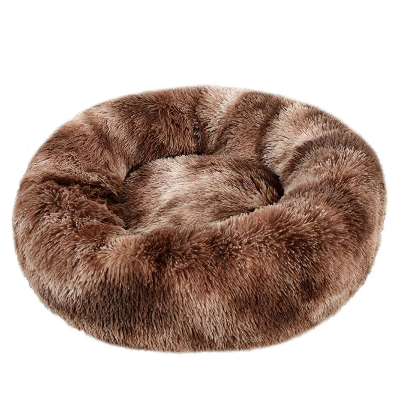 Round Plush Dog Sofa Bed