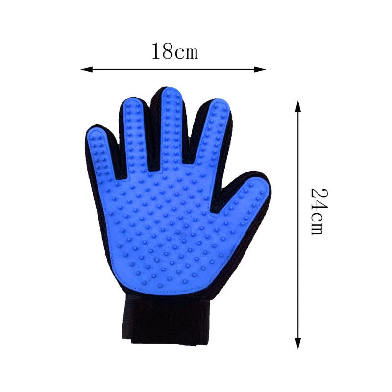 Rubber Pet Grooming Glove