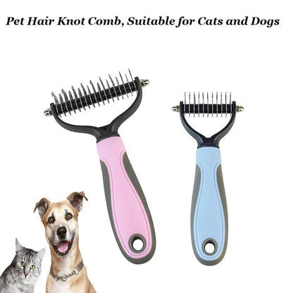 Double-Sided Deshedding Brush